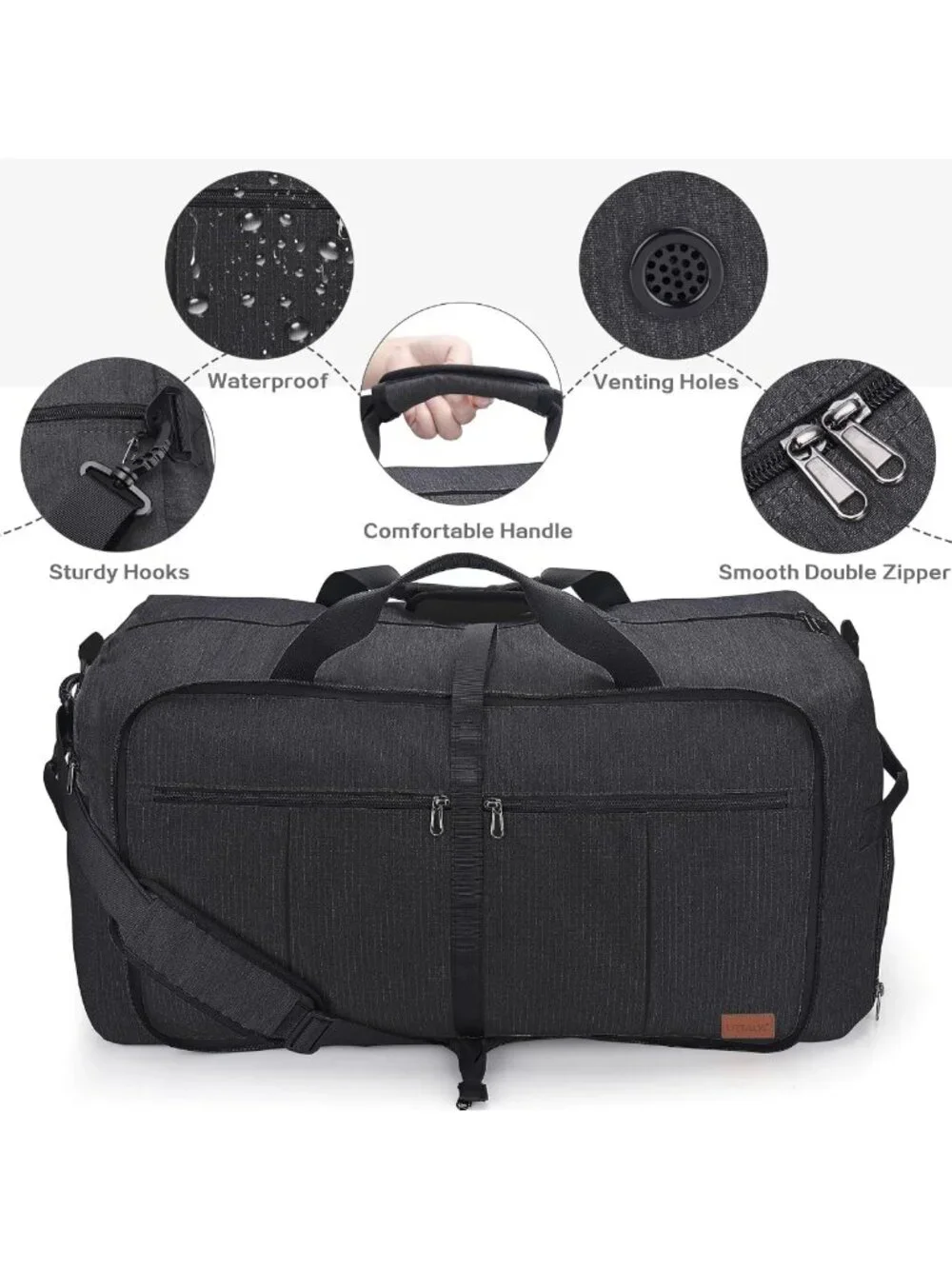120L Waterproof Foldable Travel Duffel Bag - Lightweight, Collapsible, Unisex